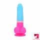 7.09in rainbow realistic dildo sex toy for women masturbator