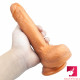 7.28in soft touching feeling silicone gold dildo sex toy