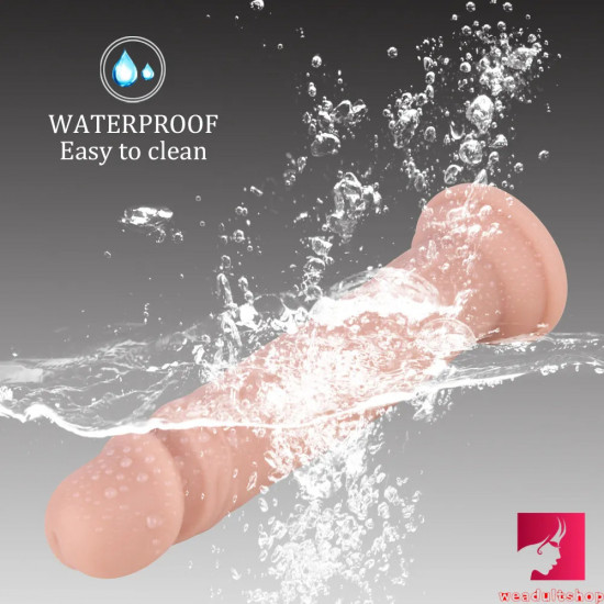 7.48in realistic dildo silicone penis dong with suction cup for women