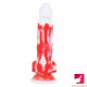 7.48in realistic flexible g-spot thick dildo with shaft and ball