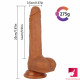 7.48in sex toy for women masturbation g-spot penis dildo