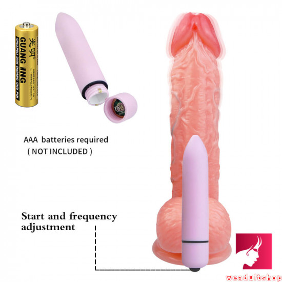 7.48in soft lifelike waterproof dildo sex toy for women men