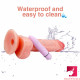 7.48in soft lifelike waterproof dildo sex toy for women men