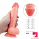 7.48in soft lifelike waterproof dildo sex toy for women men