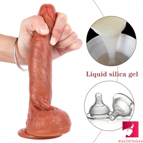 7.48in waterproof realistic penis dildo for lesbian female love toy