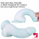 7.68in curved small glans realistic skin dildo adult masturbation toy