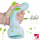 7.68in curved small glans realistic skin dildo adult masturbation toy