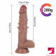 7.87in 8.27in small big silicone spiked dildo for anal massaging