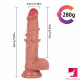 7.87in 8.27in small big silicone spiked dildo for anal massaging