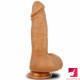 7.87in penis g-spot realistic dildo with suction cup adult sex toy