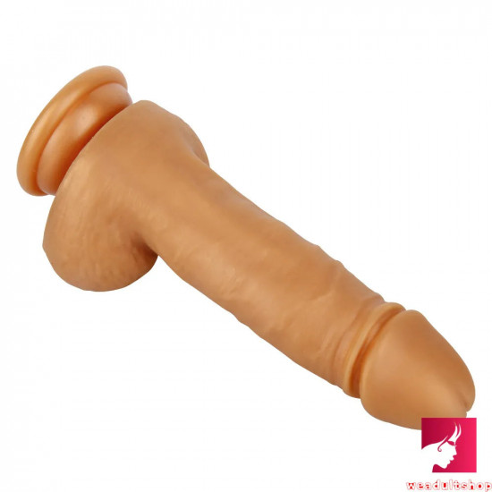 7.87in penis g-spot realistic dildo with suction cup adult sex toy