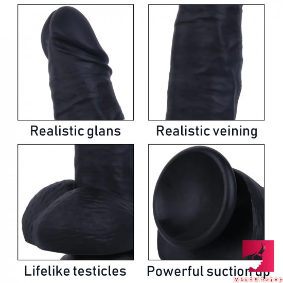 7.87in penis g-spot realistic dildo with suction cup adult sex toy