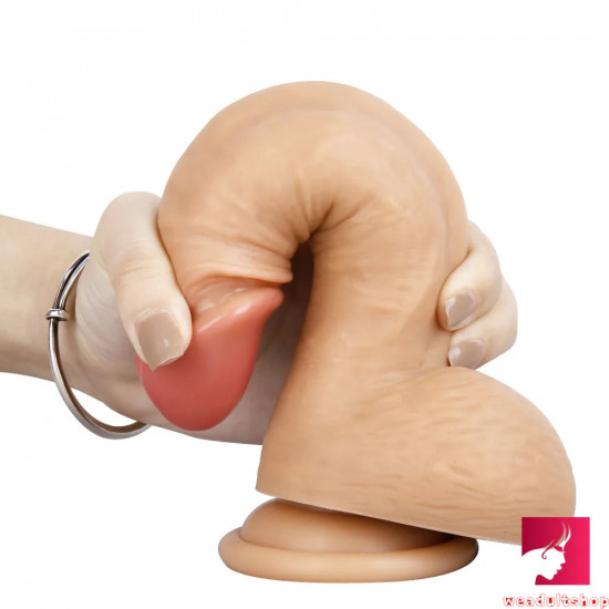 7.87in penis g-spot realistic dildo with suction cup adult sex toy