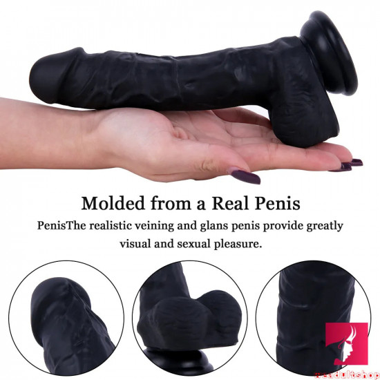 7.87in realistic feeling dildo for women men sex orgasm toy