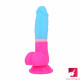 7.87in realistic soft human penis dildo for women gay lesbian