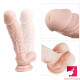 7.87in silicone liquid realistic dildo sex toy for adults