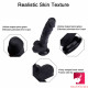 7.87in silicone liquid realistic dildo sex toy for adults