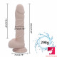7.87in superior body safe silicone dildo with veins sex toy