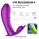 7 kinds telescopic vibration intelligent heating vibrator wearable sex toy