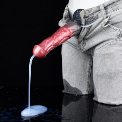 8.43 inch animals ejaculation fantasy dildo