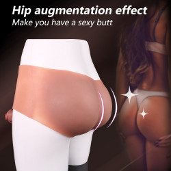 wearable 8 inch realistic thick hollow dildo