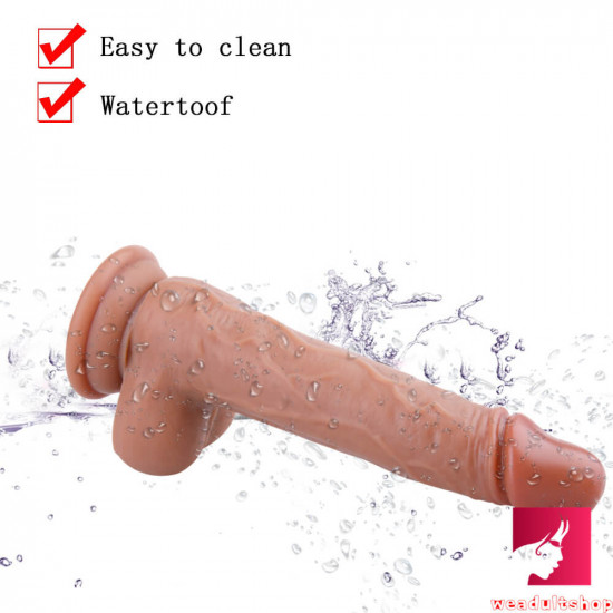 8.07in 8.26in waterproof dildo adult toy with blue veins