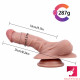 8.26in airplane strap-on dildo silicone sex toy