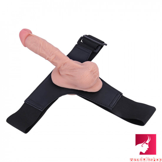 8.26in airplane strap-on dildo silicone sex toy