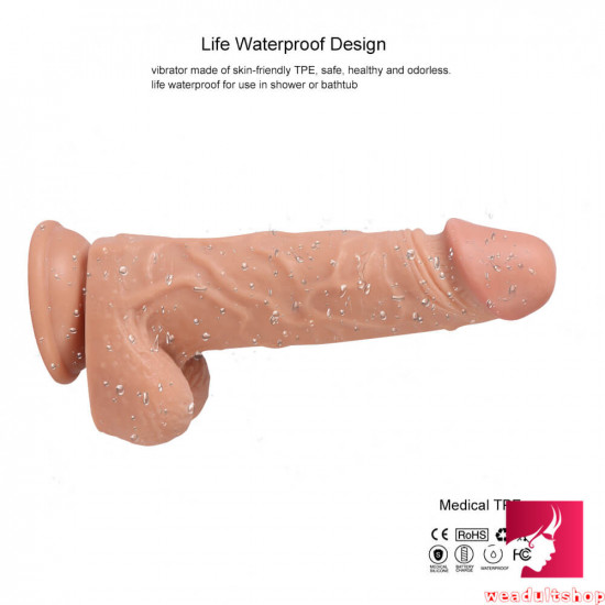 8.26in ergonomic vibrator dildo for vagina g-spot orgasm