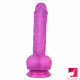 8.26in soft penis adult toy dildo insert vagina with suction cup