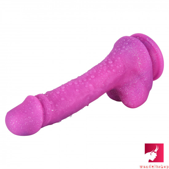 8.26in soft penis adult toy dildo insert vagina with suction cup