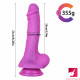 8.26in soft penis adult toy dildo insert vagina with suction cup