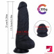 8.26in soft realistic dildo with suction cup female masturbator