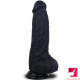 8.26in soft realistic dildo with suction cup female masturbator