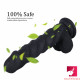 8.27in black body safe spiral design dildo sex toy for men