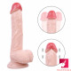 8.27in realistic real man dildo pvc waterproof sex toy