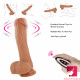 8.3in heating 7 vibrating worming 5 revolving dildo soft toy