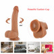 8.3in heating 7 vibrating worming 5 revolving dildo soft toy