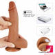 8.3in heating 7 vibrating worming 5 revolving dildo soft toy