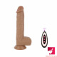 8.3in new style remote heating thrusting vibrating dildo