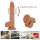 8.3in new style remote heating thrusting vibrating dildo