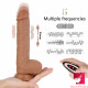 8.3in new style remote heating thrusting vibrating dildo