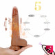 8.3in wireless silicone heating thrusting vibrating dildo adult toy