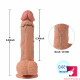 8.46in medical grade silicone waterproof flexible dildo toy