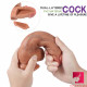 8.46in medical grade silicone waterproof flexible dildo toy