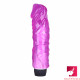 8.46in realistic thick wireless vibrating dildo tpe sex toy