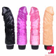 8.46in realistic thick wireless vibrating dildo tpe sex toy