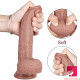 8.46in soft silicone dildo sex toy for females males orgasm