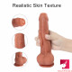 8.46in soft skin natural penis foreskin uncut dildo