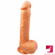 8.66in gold silicone real sex feeling hard inside dildo